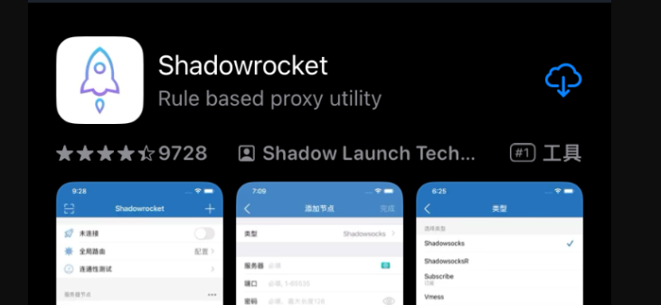 Official Shadowrocket App Store listing